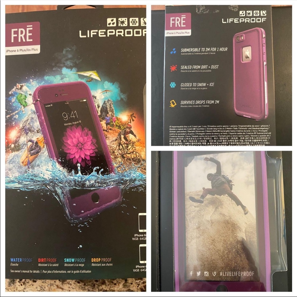 🆕💜/lifeproof Fre case/iPhone 6/6S PLUS